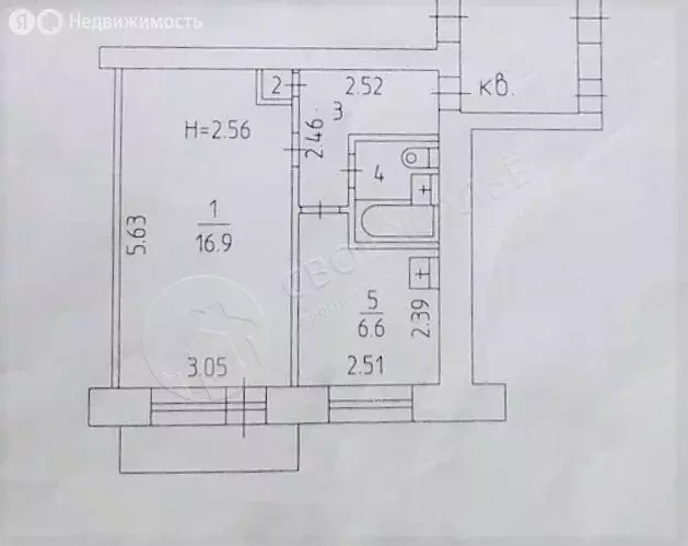 1-комнатная квартира: Пермь, Косьвинская улица, 9 (31 м) - Фото 0