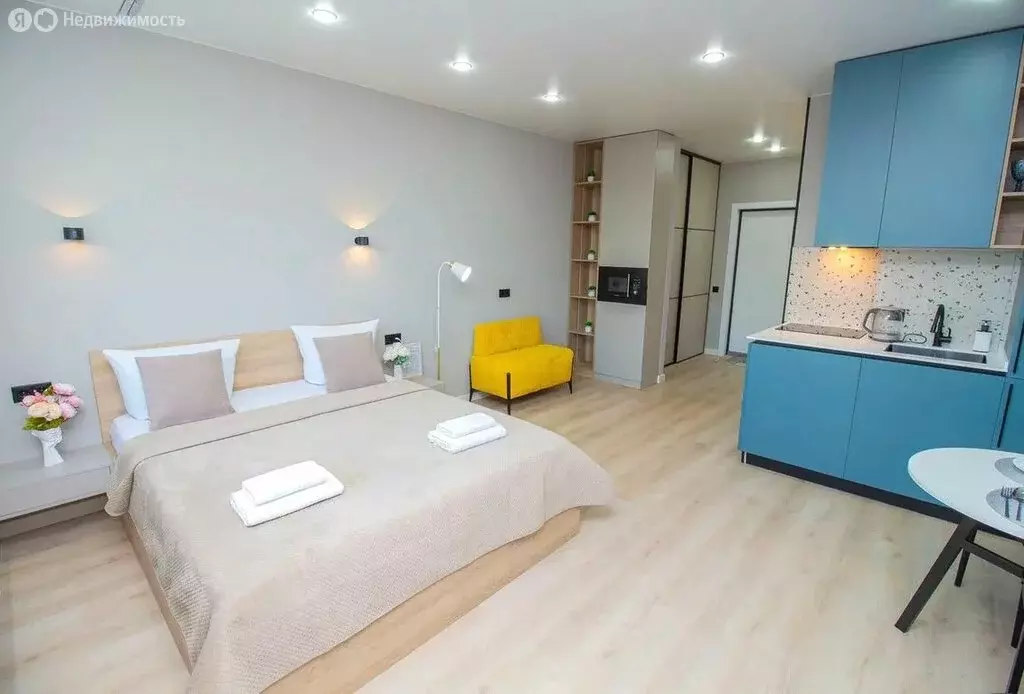 Квартира-студия: Новый Уренгой, район Южная Жилая Часть, микрорайон ... - Фото 0