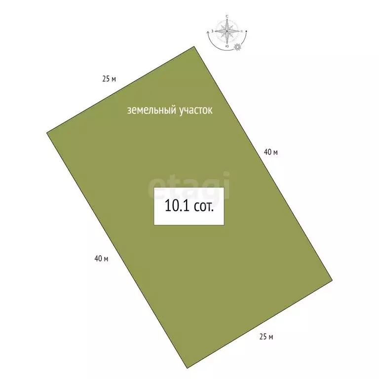 Участок в Новосибирский район, Верх-Тулинский сельсовет, посёлок ... - Фото 1