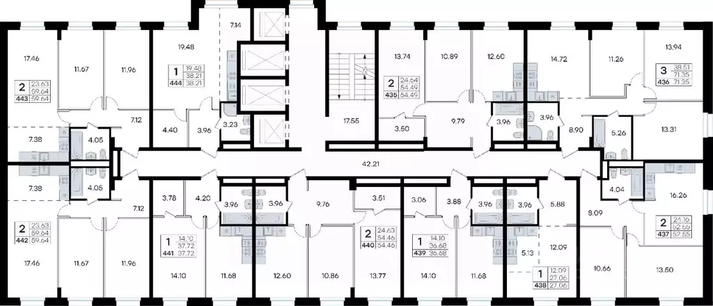 2-к кв. Приморский край, Владивосток ул. Тухачевского (54.49 м) - Фото 2