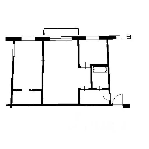 2-к кв. Московская область, Егорьевск 2-й мкр, 18 (44.0 м) - Фото 2