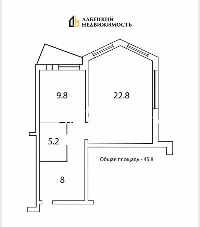 1-к кв. Московская область, Лобня ул. Борисова, 14к1 (45.8 м) - Фото 2
