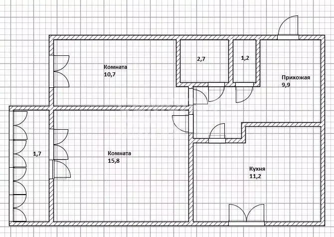 2-к кв. Брянская область, Стародуб ул. Ленина, 124В (51.3 м) - Фото 2