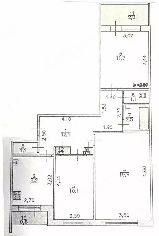 3-комнатная квартира: Тверь, Спортивный переулок, 2к4 (69.4 м) - Фото 1