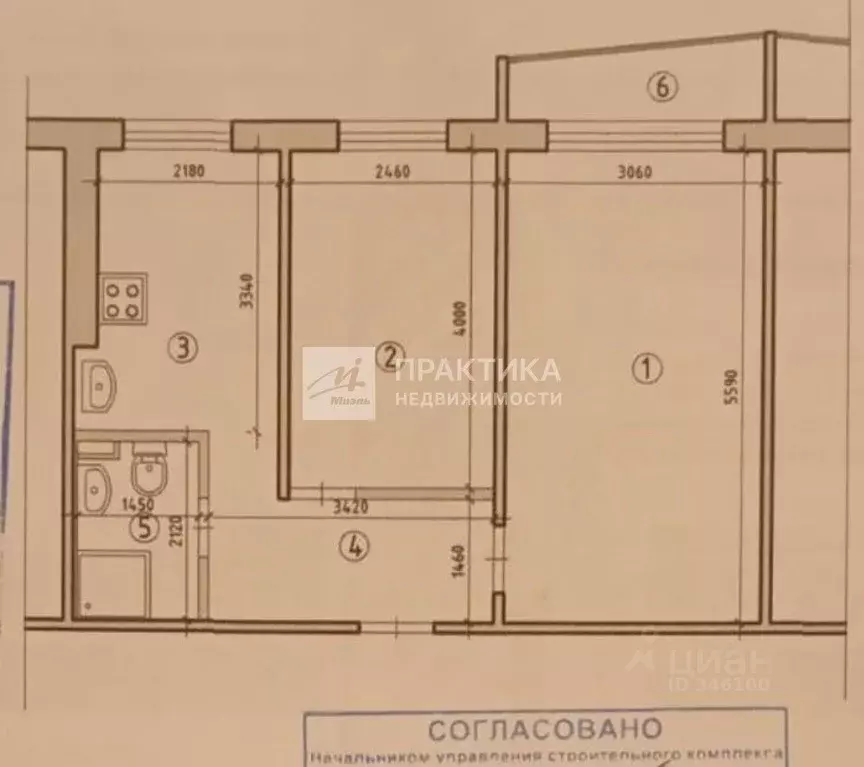 2-к кв. Московская область, Балашиха ул. Фадеева, 9 (45.0 м) - Фото 2
