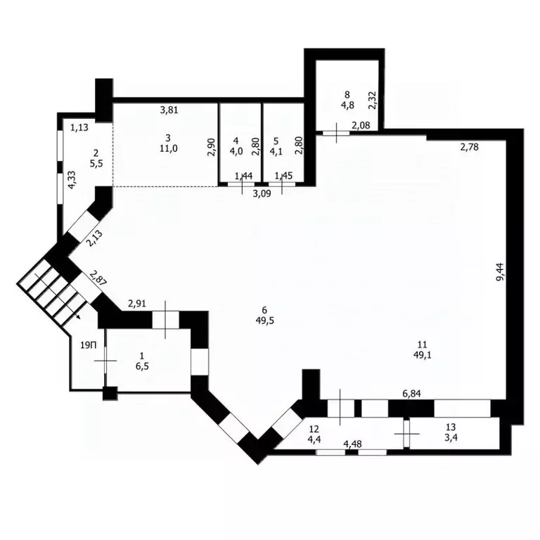 3-к кв. Омская область, Омск Старгород мкр, ул. Шукшина, 7 (155.9 м) - Фото 1