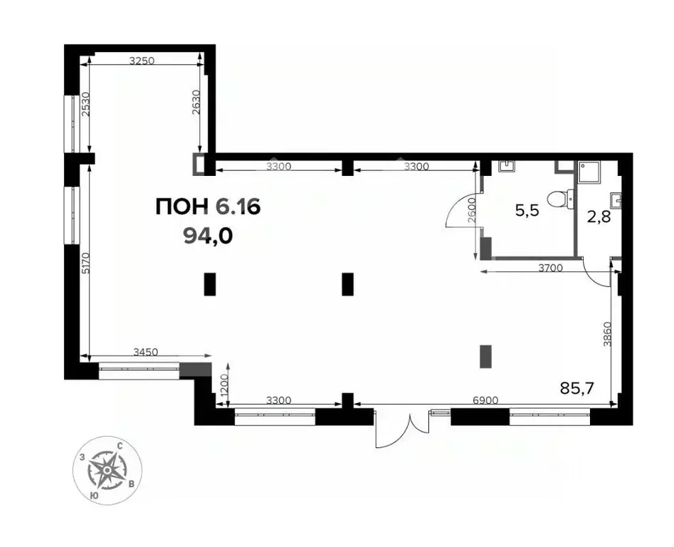 Помещение свободного назначения в Московская область, Ленинский ... - Фото 2