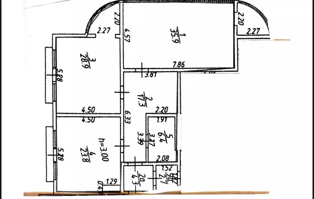3-к кв. Краснодарский край, Сочи Курортный просп., 95/53 (112.0 м) - Фото 1