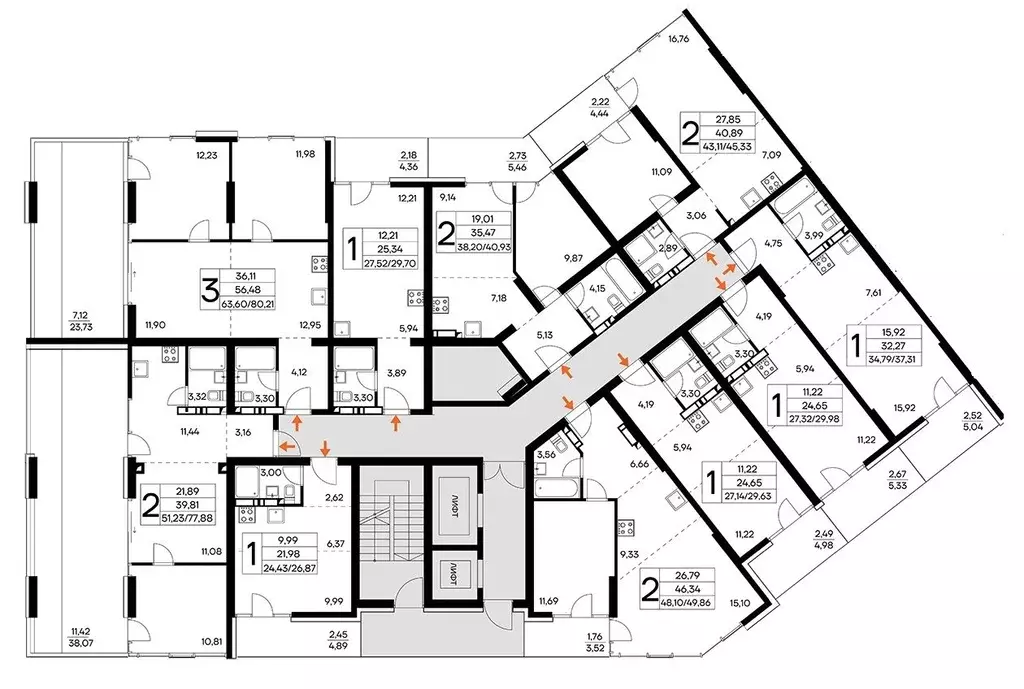 2-к кв. Крым, Алушта муниципальный округ, пос. Семидворье  (49.86 м) - Фото 2