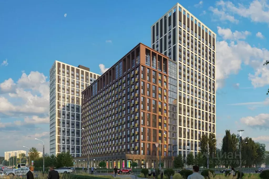 1-к кв. Воронежская область, Воронеж ул. Ворошилова, 19 (44.6 м) - Фото 2