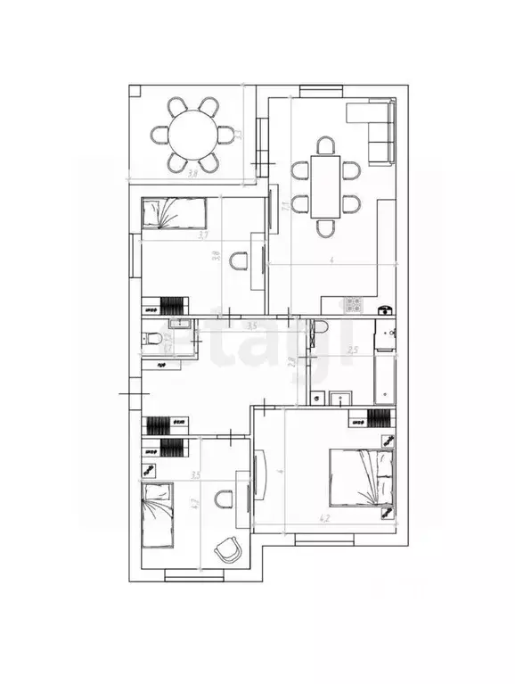 Дом в Ставропольский край, Ставрополь Рябина садовое товарищество, 265 ... - Фото 2
