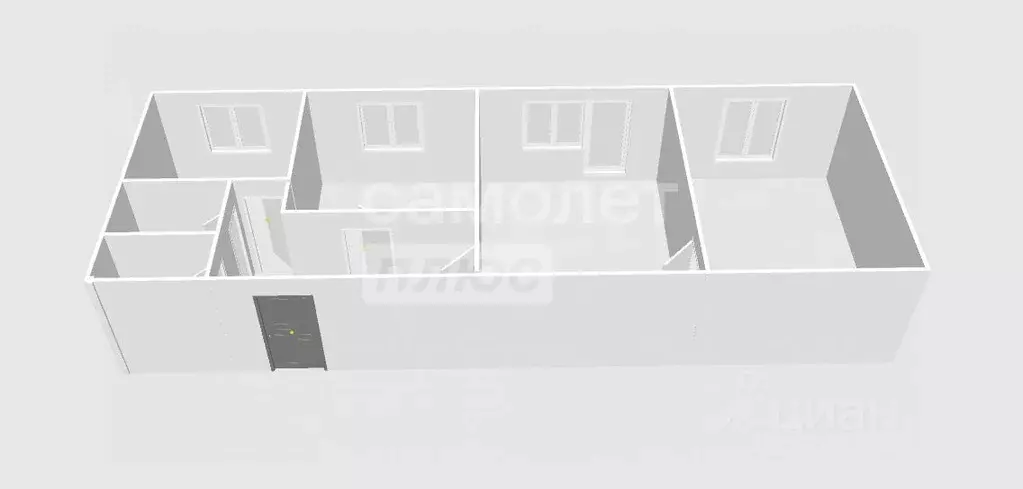 3-к кв. Коми, Сыктывкар ул. Морозова, 41 (61.6 м) - Фото 2