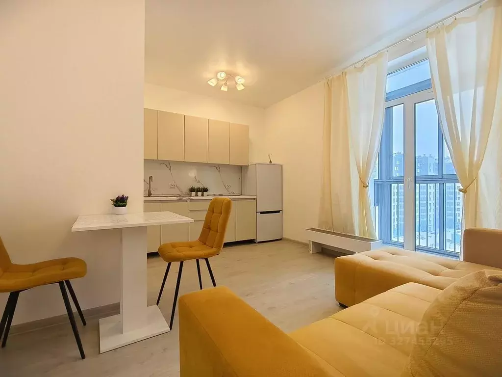 Студия Санкт-Петербург пос. Шушары, ул. Чудовская, 14к1 (23.5 м) - Фото 2