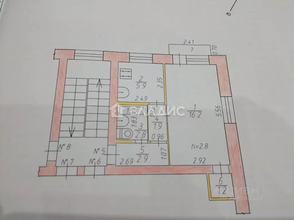 2-к кв. Калужская область, Дзержинский муниципальный округ, Товарково ... - Фото 1