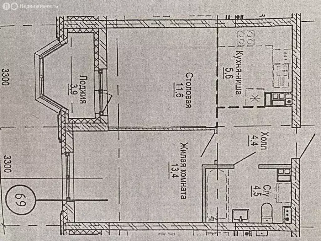 1-комнатная квартира: Екатеринбург, улица Калинина, 79 (39.1 м) - Фото 0