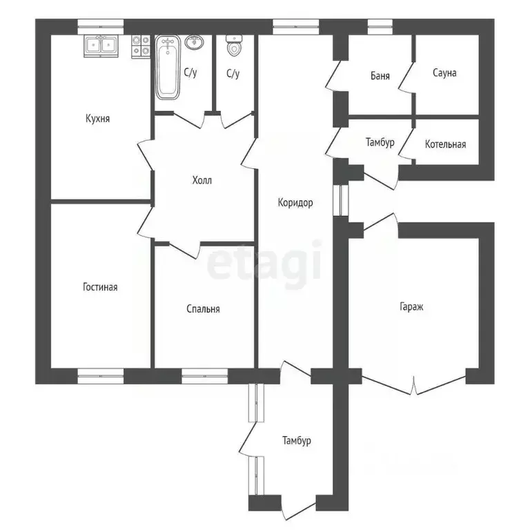 Дом в Тюменская область, Тюменский муниципальный округ, Богандинский ... - Фото 2