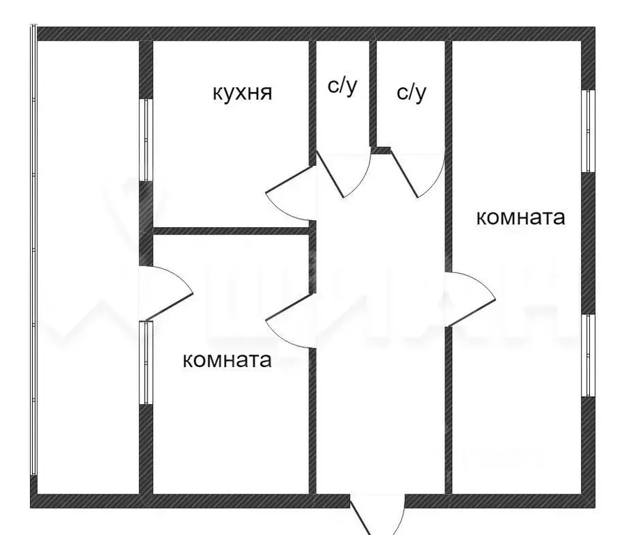 2-к кв. Пензенская область, Заречный просп. Мира, 90 (50.0 м) - Фото 1