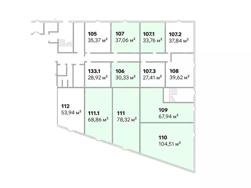 Офис в Санкт-Петербург Гранитная ул., 51 (421 м) - Фото 2