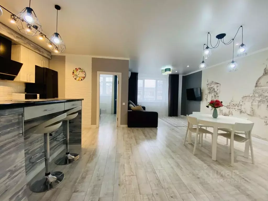 1-к кв. Ростовская область, Ростов-на-Дону просп. Соколова, 72 (55.0 ... - Фото 2