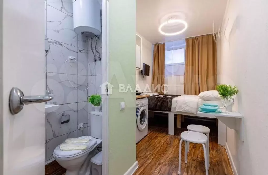Апартаменты-студия, 10 м, 1/4 эт. - Фото 1