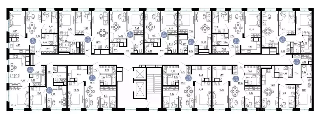 2-к кв. Рязанская область, Рязань 9-10-й кв-л,  (46.45 м) - Фото 2