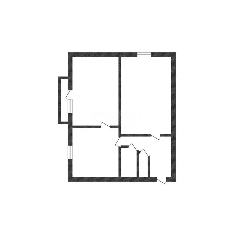 2-комнатная квартира: Курган, улица Радионова, 46 (40.4 м) - Фото 0