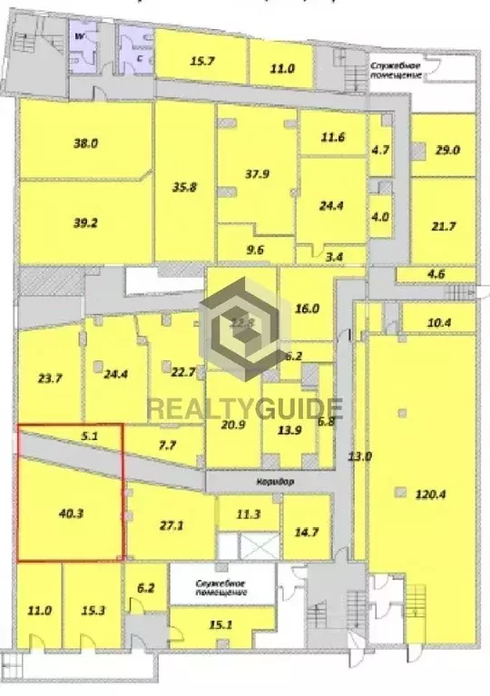 Торговая площадь в Москва Большая Семеновская ул., 10С13 (45 м) - Фото 1