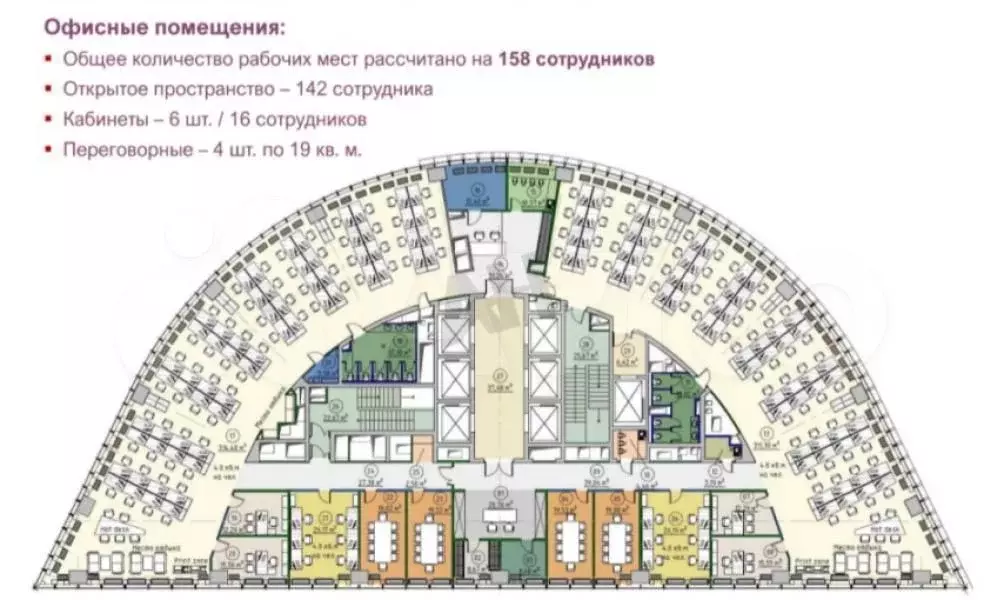 Аренда офиса 1232 м2 м. Ботанический сад в СВАО в - Фото 1