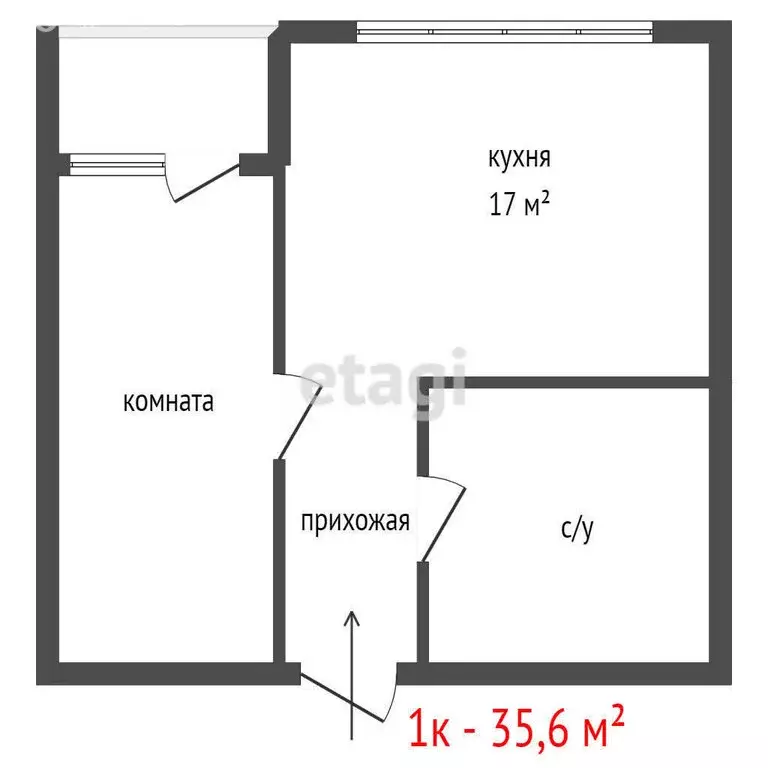 1-комнатная квартира: Екатеринбург, улица Пехотинцев, 2В (35.6 м) - Фото 0