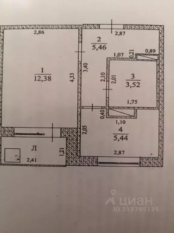 1-к кв. Ульяновская область, Ульяновск Южная ул., 17 (26.9 м) - Фото 0
