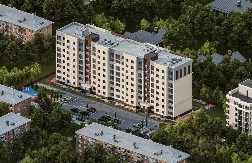 2-к кв. Калининградская область, Балтийск Садовая ул., 34 (65.91 м) - Фото 1