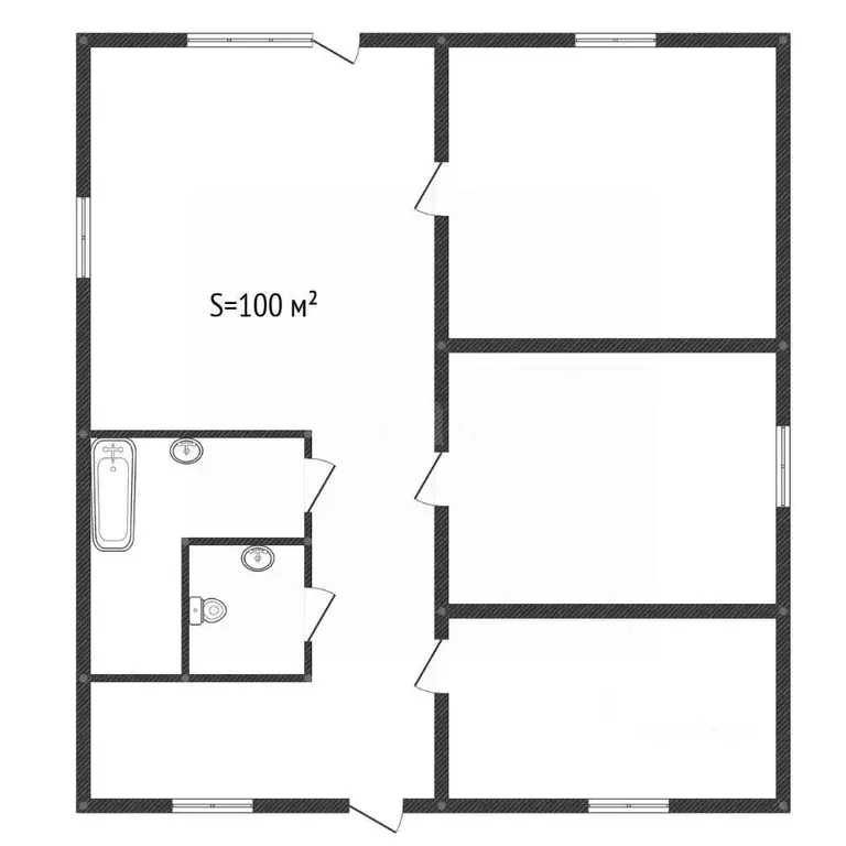 Дом в Башкортостан, Уфа городской округ, с. Нагаево пер. Новоселов ... - Фото 2