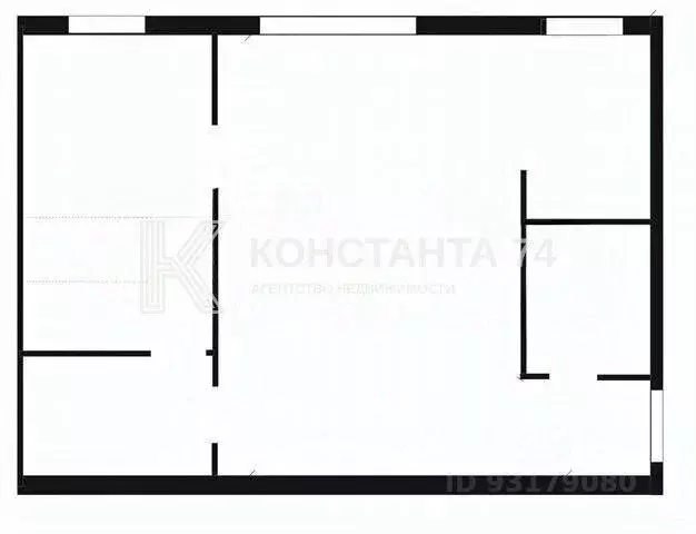2-к кв. Челябинская область, Челябинск ул. Энтузиастов, 18б (43.2 м) - Фото 1