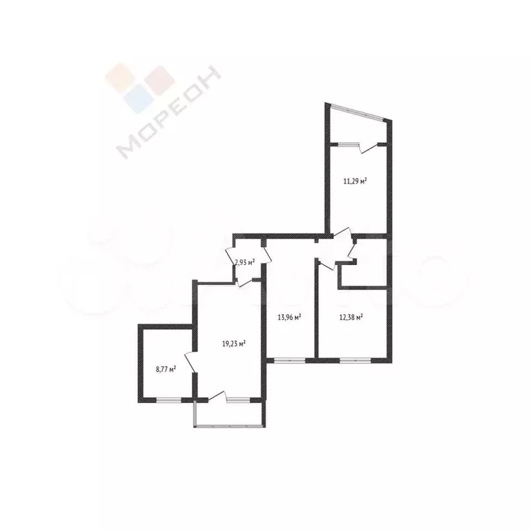 4-к. квартира, 75 м, 2/10 эт. - Фото 0
