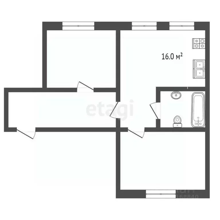 3-к кв. Саратовская область, Балашов Советская ул., 159 (86.6 м) - Фото 1
