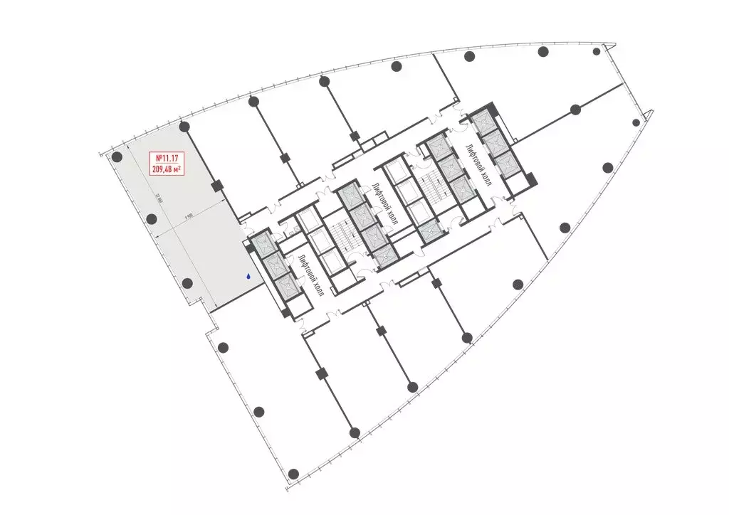 Офис (209.48 м) - Фото 2