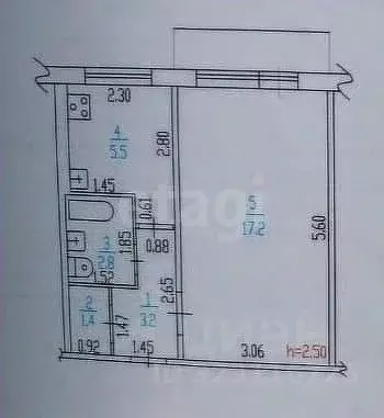 1-к кв. Алтайский край, Барнаул ул. Георгиева, 26 (30.1 м) - Фото 1