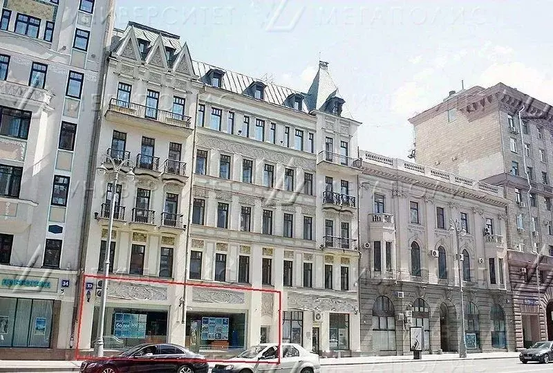 Помещение свободного назначения в Москва 1-я Тверская-Ямская ул., 32 ... - Фото 1