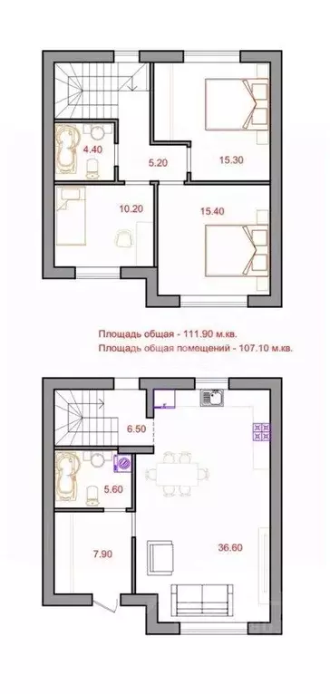 Таунхаус, 115.1 м - Фото 0