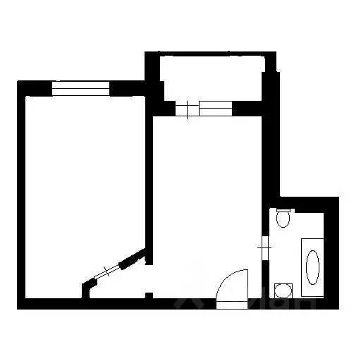 1-к кв. Новосибирская область, Новосибирск ул. Адриена Лежена, 27/1 ... - Фото 2