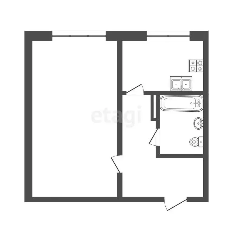 1-комнатная квартира: Петропавловск-Камчатский, Туристический проезд, ... - Фото 1