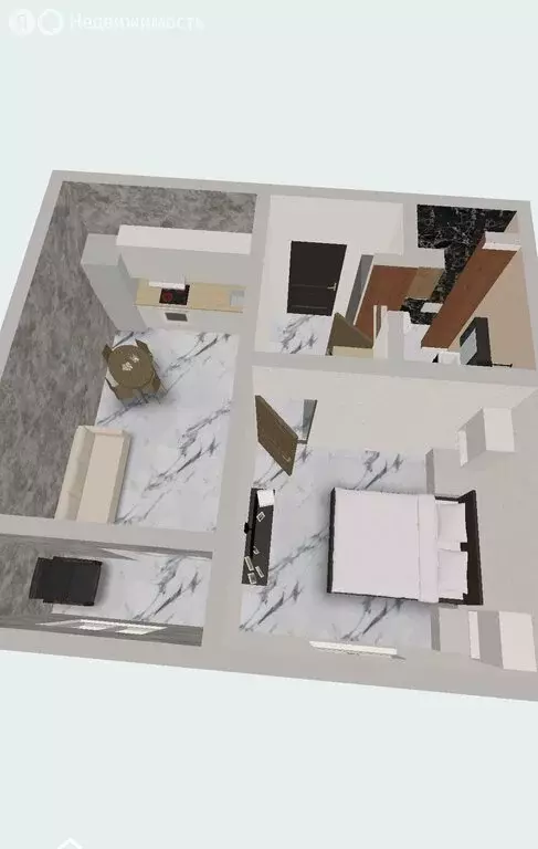 1-комнатная квартира: Балаково, Волжская улица, 35А (35.5 м) - Фото 0