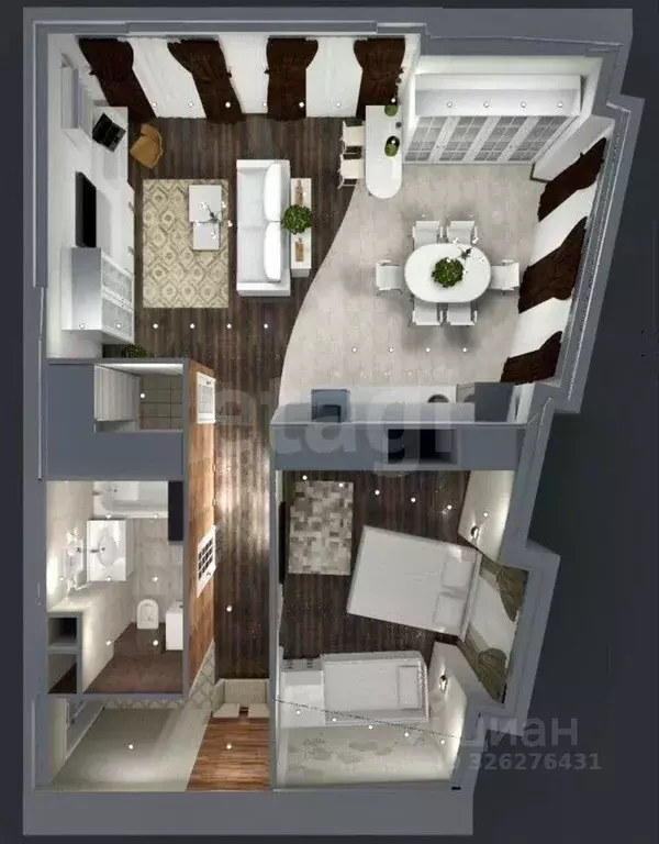 1-к кв. Московская область, Одинцово Можайское ш., 122 (71.4 м) - Фото 1