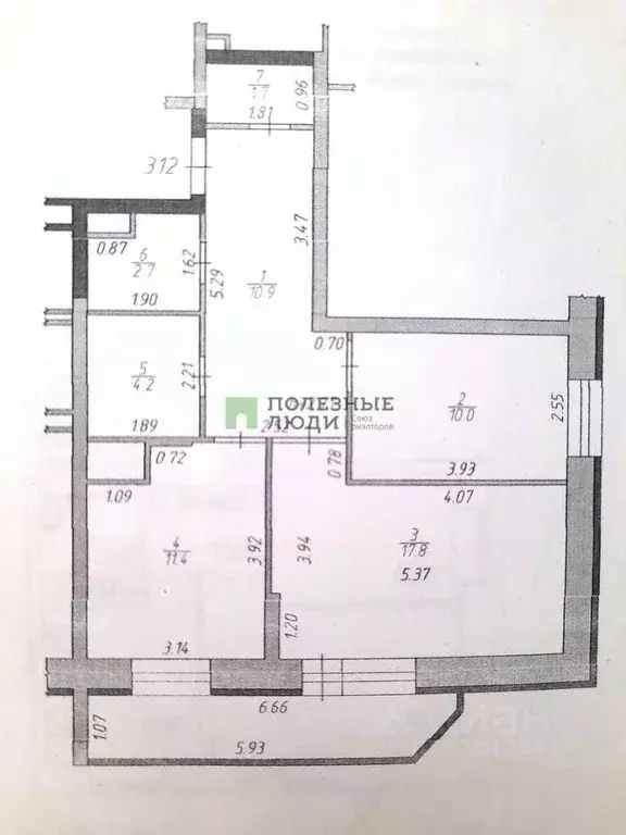 2-к кв. удмуртия, ижевск ул. архитектора п.п. берша, 32 (58.7 м) - Фото 1