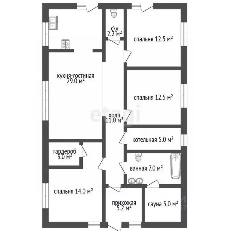 Дом в Ленинградская область, Ломоносовский район, Ропшинское с/пос 62А ... - Фото 1