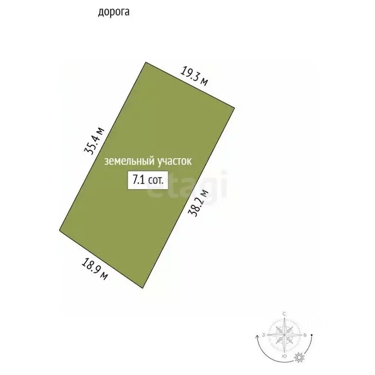 Участок в Крым, Феодосия ул. Сарыголь (7.1 сот.) - Фото 2