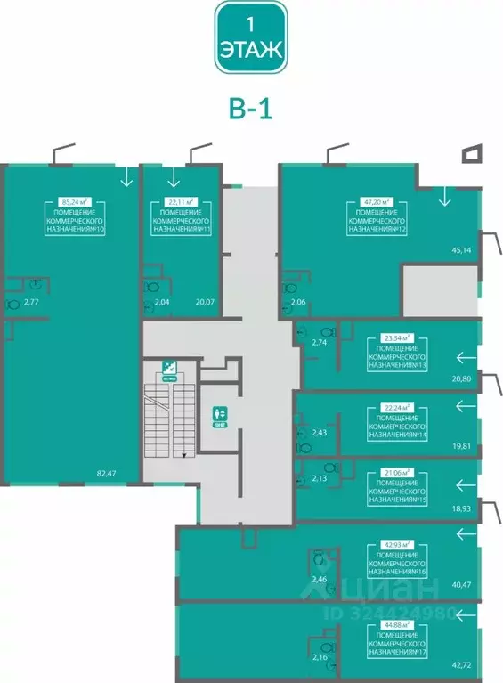 Помещение свободного назначения в Крым, Симферополь ул. Святителя ... - Фото 2
