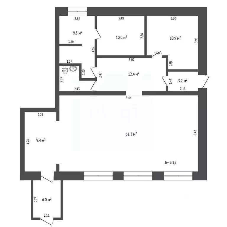 Помещение свободного назначения в Тюменская область, Тюмень ул. ... - Фото 2