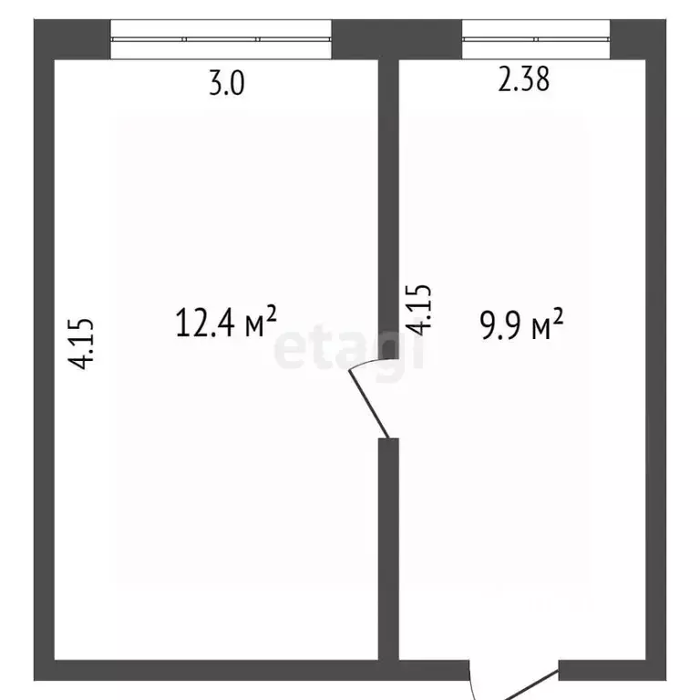 Комната Тамбовская область, Тамбов Моршанское ш., 12 (22.3 м) - Фото 2