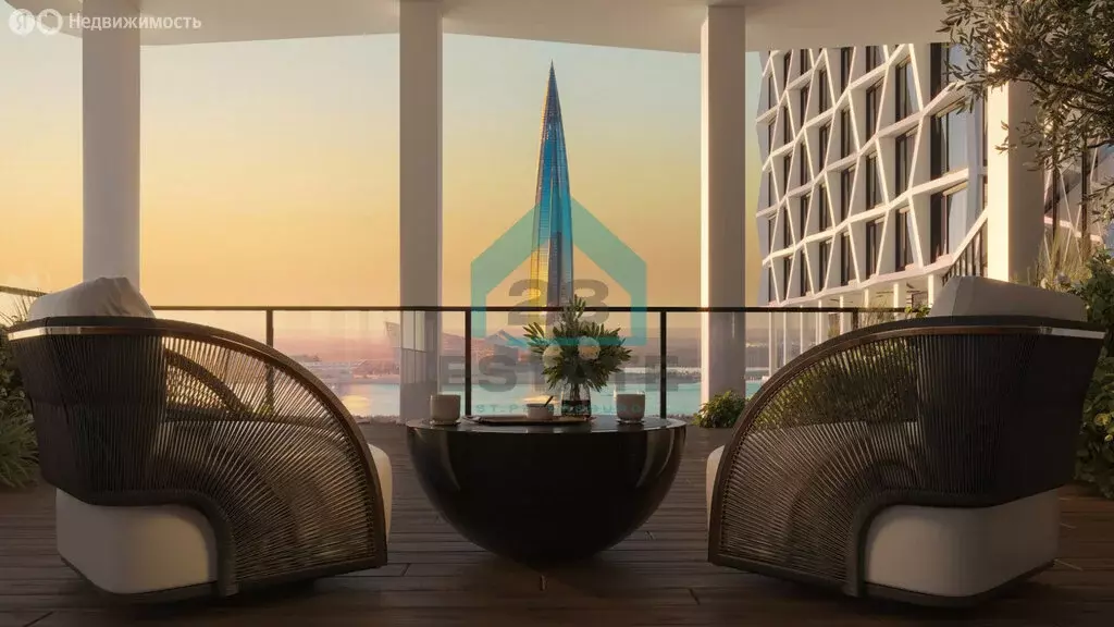 1-комнатная квартира: Санкт-Петербург, бульвар Головнина, 3к1 (44.44 ... - Фото 1